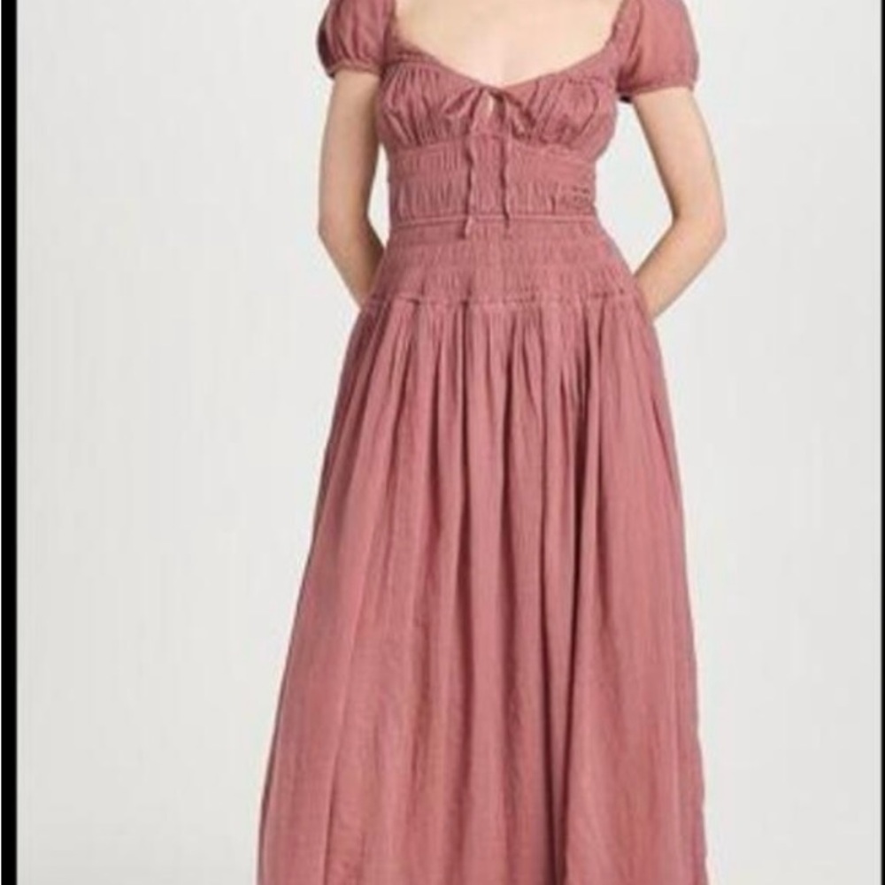 NEW Free People Feeling Bonita Dress in Fading rose Sz L